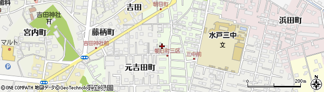 茨城県水戸市朝日町2953周辺の地図