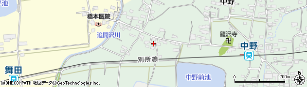 長野県上田市中野915周辺の地図
