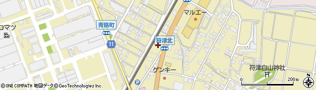 石川県小松市符津町（レ）周辺の地図