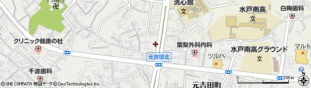 茨城県水戸市元吉田町392周辺の地図