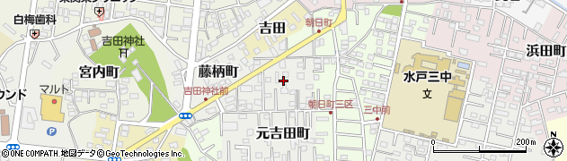 茨城県水戸市元吉田町2945周辺の地図