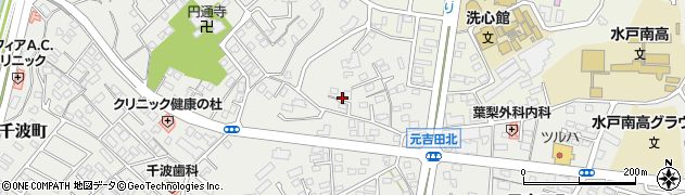 茨城県水戸市元吉田町53周辺の地図