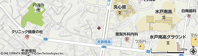 茨城県水戸市元吉田町395周辺の地図