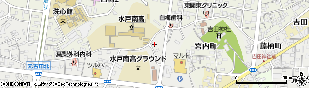 茨城県水戸市元吉田町3265周辺の地図