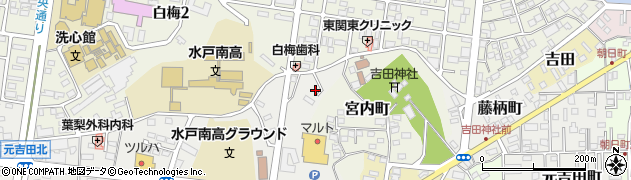 茨城県水戸市元吉田町3188周辺の地図