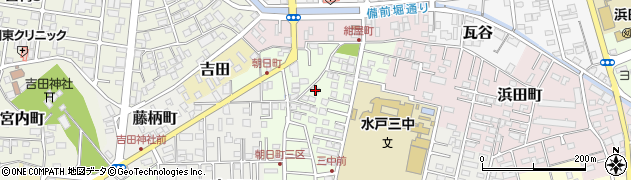 茨城県水戸市朝日町2907周辺の地図