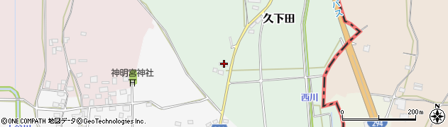 栃木県真岡市久下田88周辺の地図