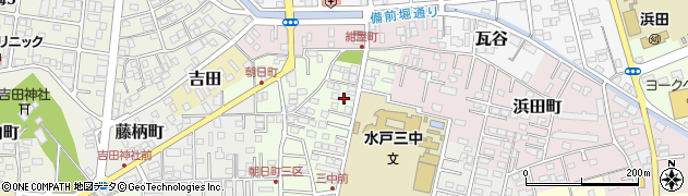 茨城県水戸市朝日町2893周辺の地図