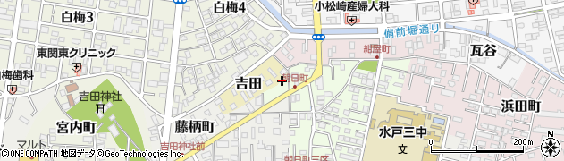 茨城県水戸市朝日町3068周辺の地図