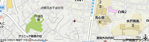 茨城県水戸市元吉田町55周辺の地図
