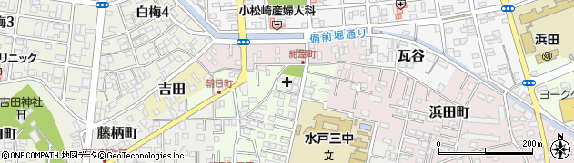 茨城県水戸市朝日町2892周辺の地図