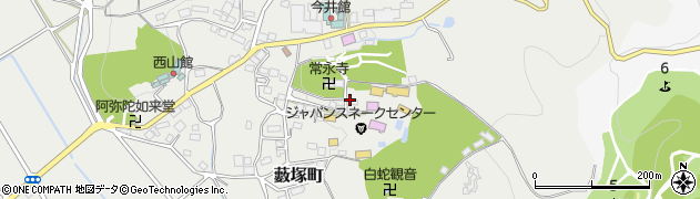 財団法人日本蛇族学術研究所周辺の地図