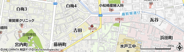 茨城県水戸市朝日町2930周辺の地図