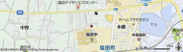長野県上田市中野60周辺の地図