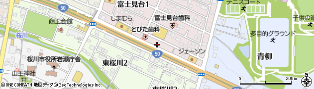 パワーマート岩瀬店周辺の地図