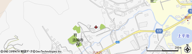 長野県上田市八木沢周辺の地図