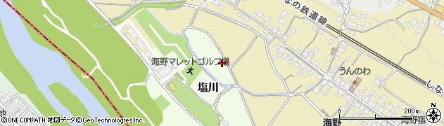 長野県東御市塩川周辺の地図