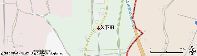 栃木県真岡市久下田101周辺の地図