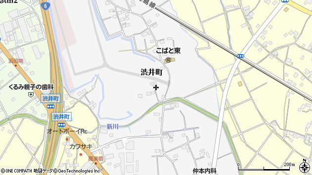 〒310-0826 茨城県水戸市渋井町の地図