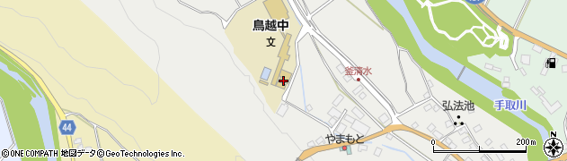 石川県白山市釜清水町（チ）周辺の地図