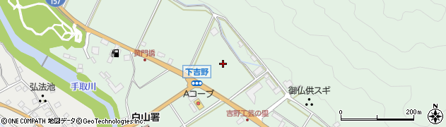 石川県白山市吉野春周辺の地図