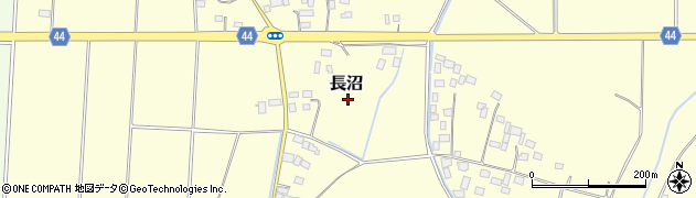 栃木県真岡市長沼周辺の地図