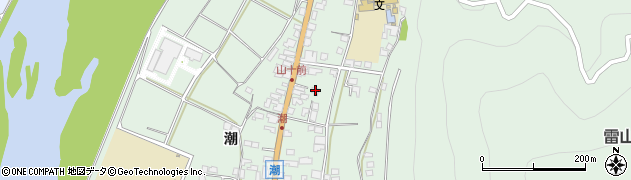 長野県安曇野市明科東川手潮765周辺の地図