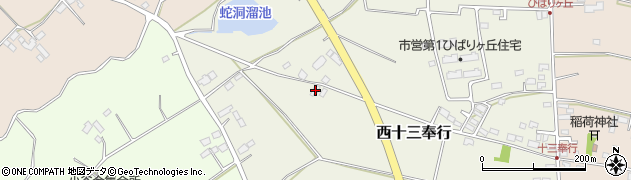 茨城県ひたちなか市西十三奉行11434周辺の地図