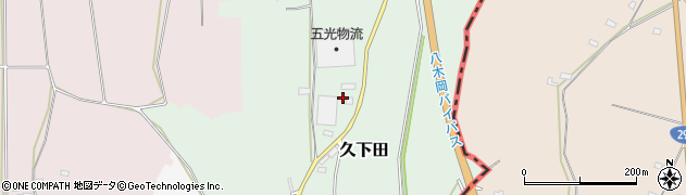 栃木県真岡市久下田161周辺の地図