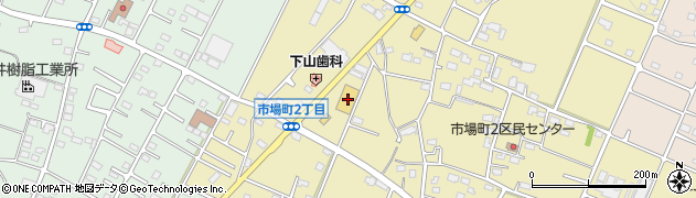 ウエルシア伊勢崎市場店周辺の地図