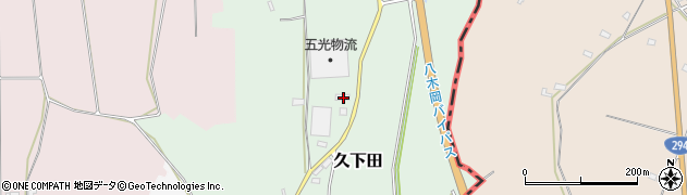 栃木県真岡市久下田162周辺の地図