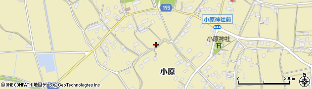 茨城県笠間市小原周辺の地図