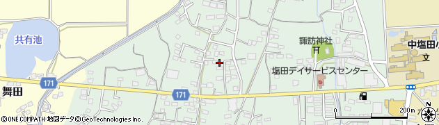 長野県上田市中野689周辺の地図