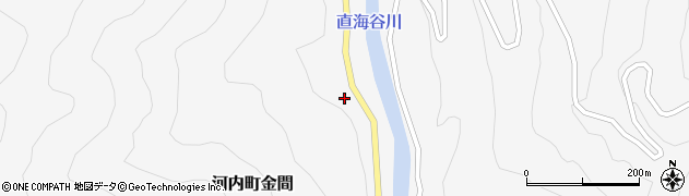 石川県白山市河内町金間（乙）周辺の地図