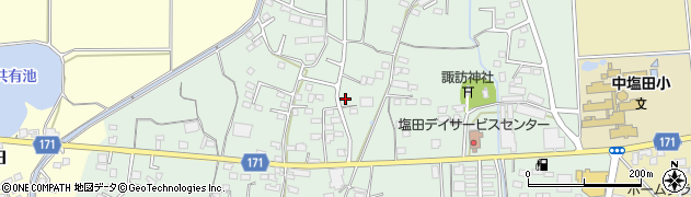 長野県上田市中野692周辺の地図