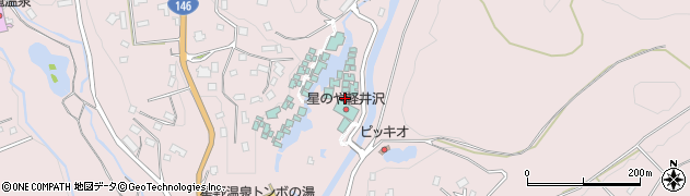 村民食堂周辺の地図
