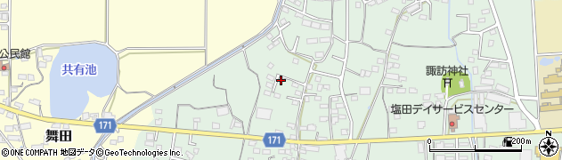 長野県上田市中野676周辺の地図