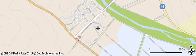 石川県白山市三坂町チ周辺の地図