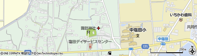 長野県上田市中野115周辺の地図