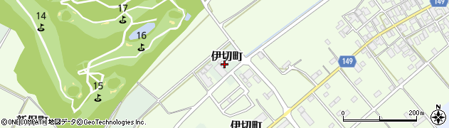 石川県加賀市伊切町（ナ）周辺の地図
