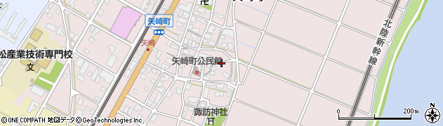 石川県小松市矢崎町周辺の地図