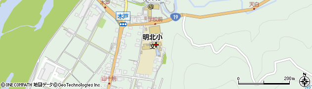 長野県安曇野市明科東川手潮823周辺の地図