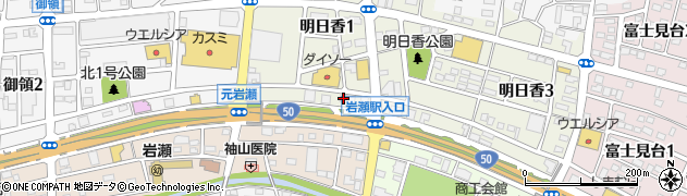 麺工房秋田周辺の地図