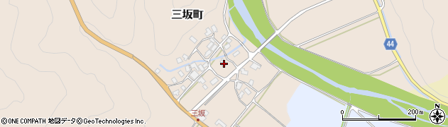 石川県白山市三坂町チ130周辺の地図