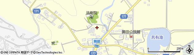 長野県上田市舞田周辺の地図