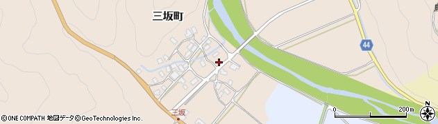 石川県白山市三坂町チ125周辺の地図