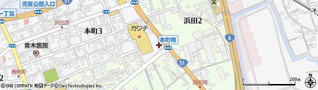 クリーニング専科　水戸浜田店周辺の地図