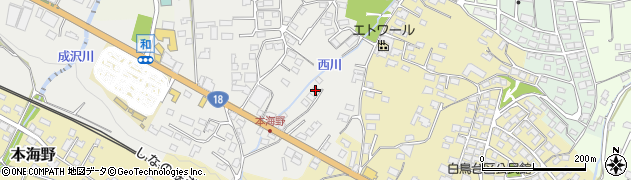 長野県東御市和1617周辺の地図