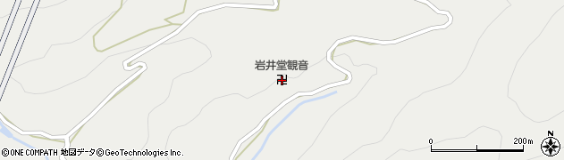 岩井堂観音堂周辺の地図