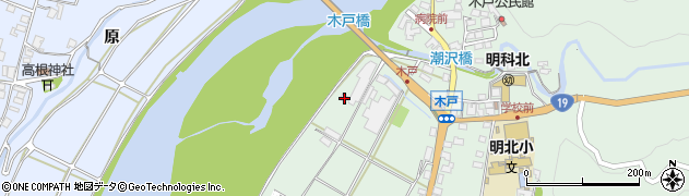 長野県安曇野市明科東川手潮730周辺の地図